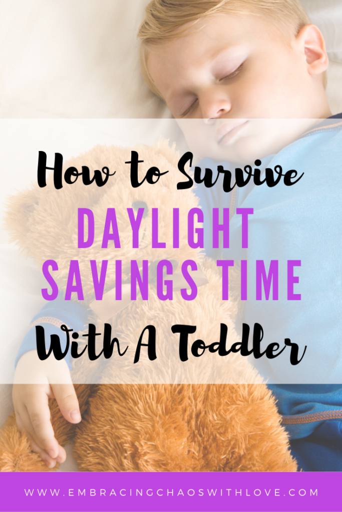 How to survive daylight savings time with a toddler