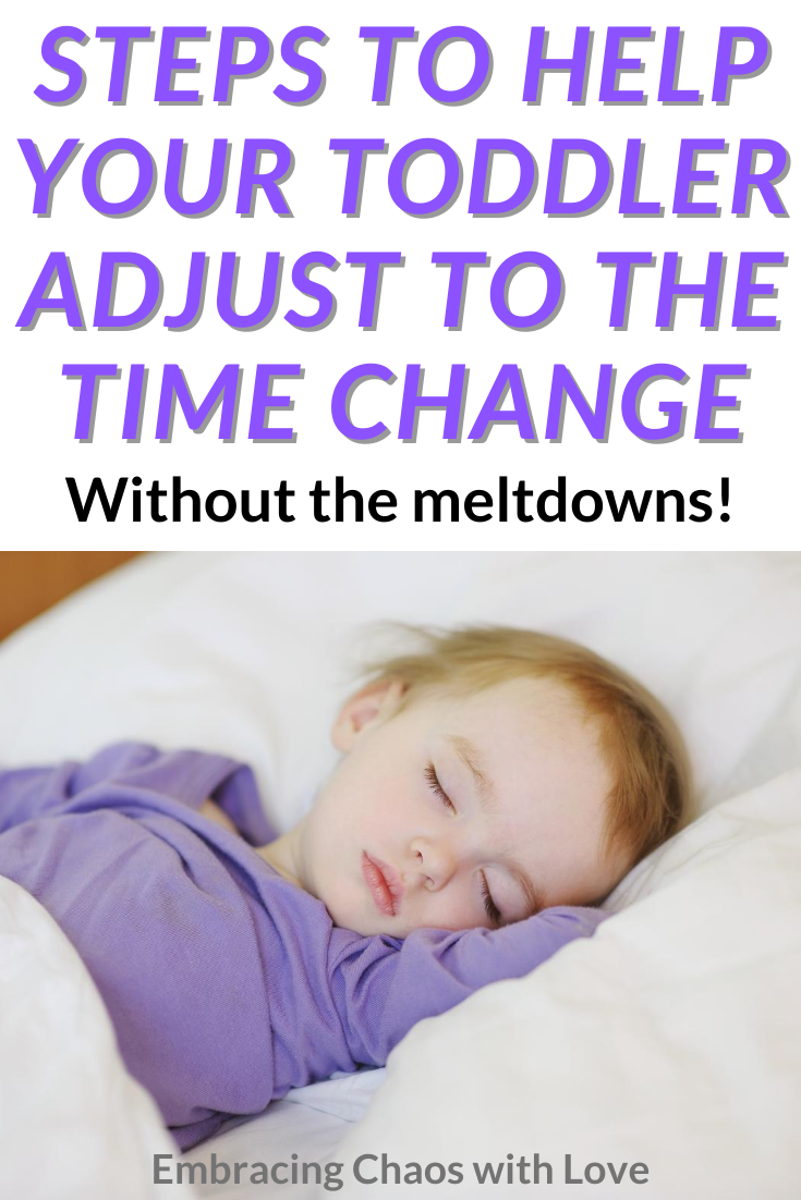 Help your Toddler Easily Adjust to Time Change