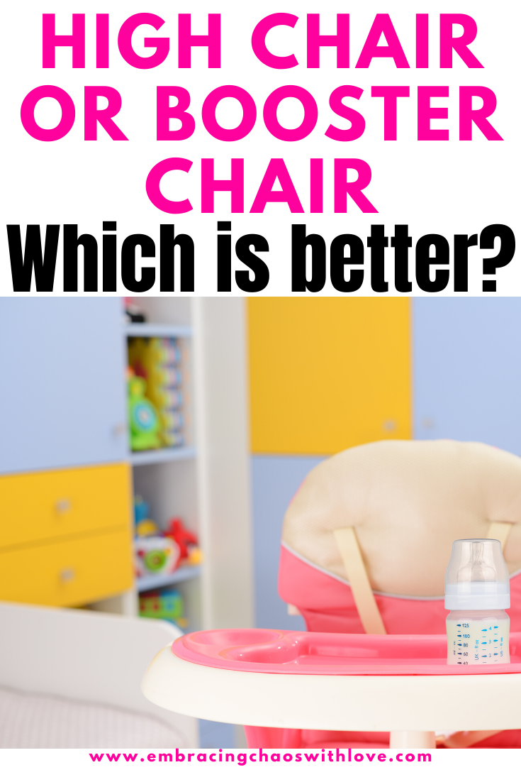 Booster Seat or High Chair: Which is Better? - Embracing Chaos with Love