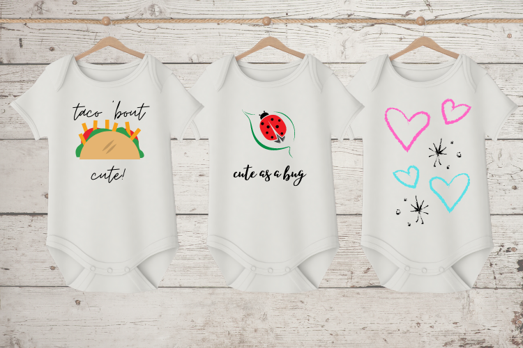 baby shower activity painting onesies