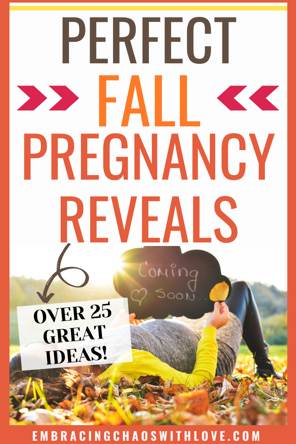Cute and Festive Fall Pregnancy Announcement Ideas