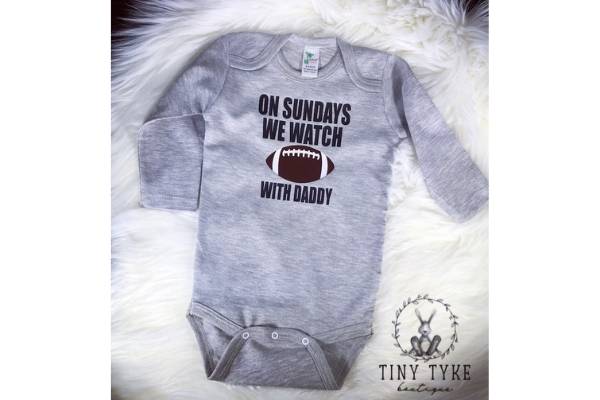 expecting dad sports onesie gift