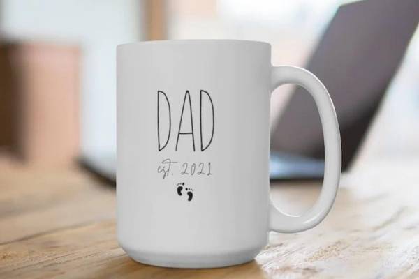 expecting dad gift new dad mug