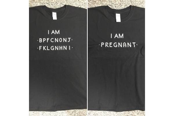 pregnancy reveal shirt