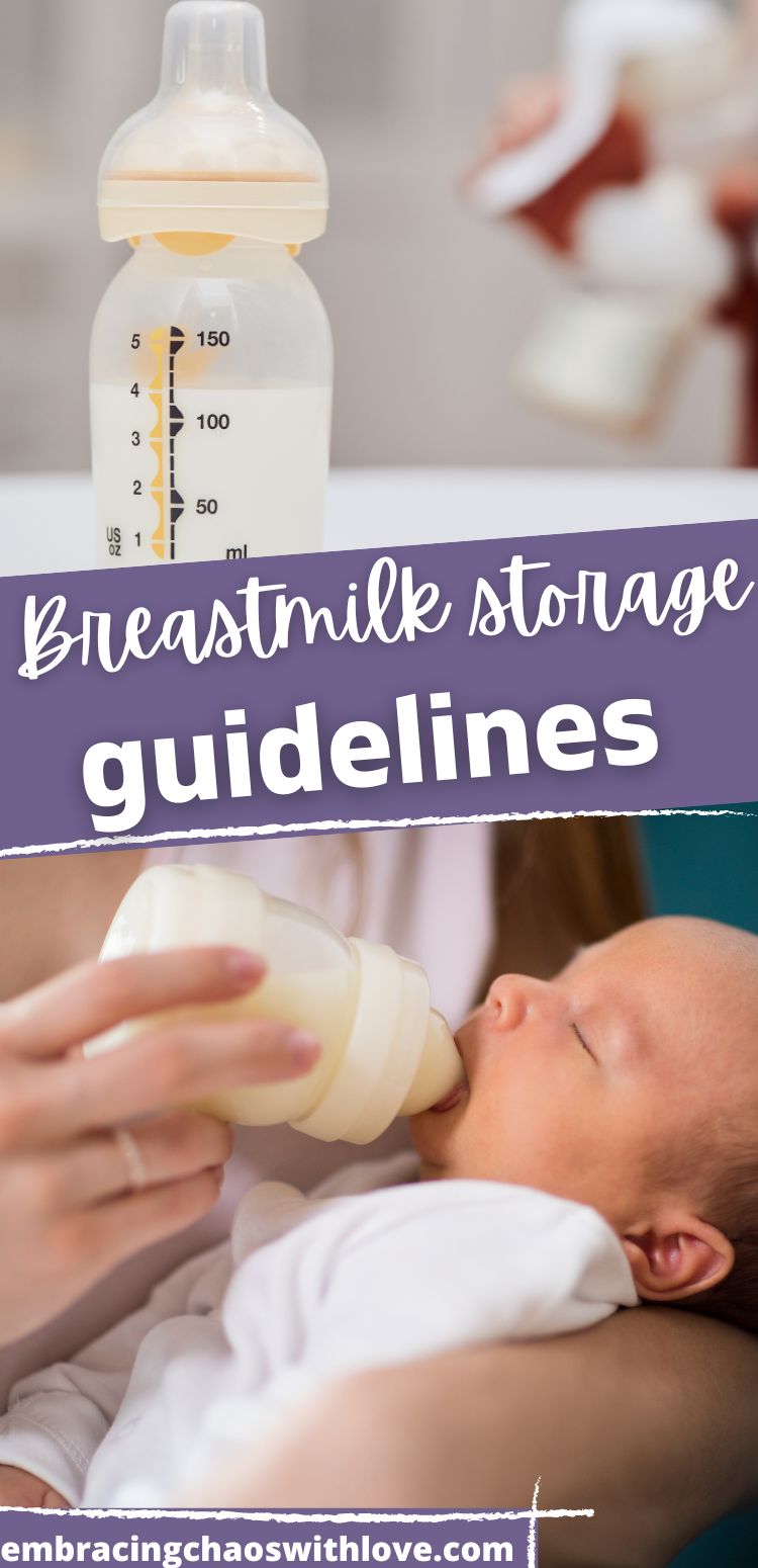 Breast Milk Storage Guidelines: How long can breastmilk stay out?