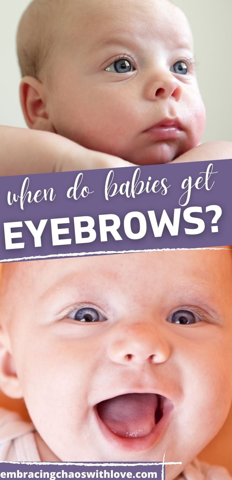 Baby\'s Eyebrows: When do they Grow In?