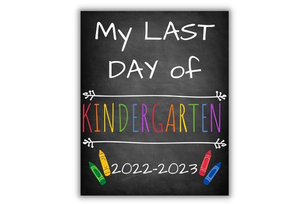 printable last day of kindergarten