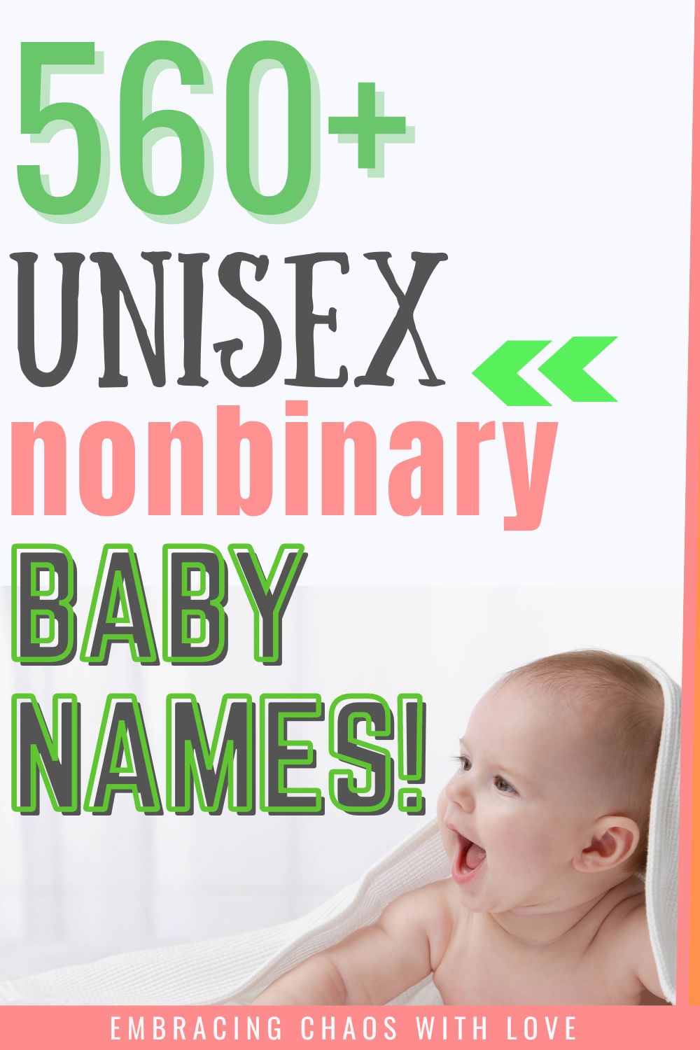 Awesome Gender Neutral and Nonbinary Names with Origin and Meaning